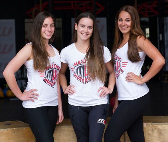 Junior trainers standing